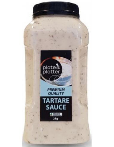 Plate And Platter Sauce Tartare Premium Gluten Free 2 Kg Flasche