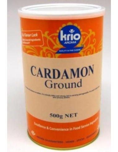 Krio Krush Cardamomo tierra 500 Gr Can