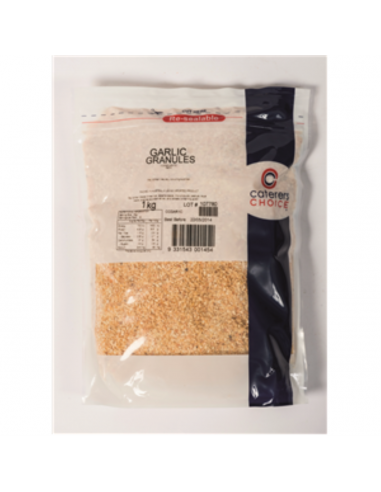 Caterers Choice Granule d'aglio 1 Kg Packet