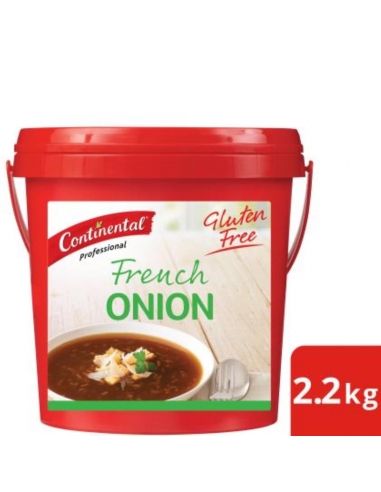 Continental Soup Cipolla francese senza glutine 2.2 Kg Pail