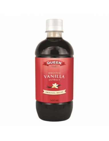 Queen Extracto Vanilla Natural Organic 500 Ml Botella