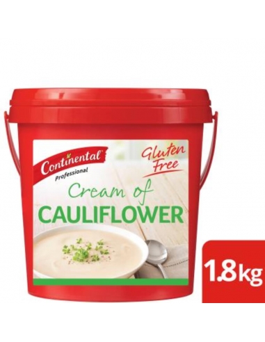 Continental Soup カリフラワーのクリーム グルテンフリー 1.8kg ペール缶