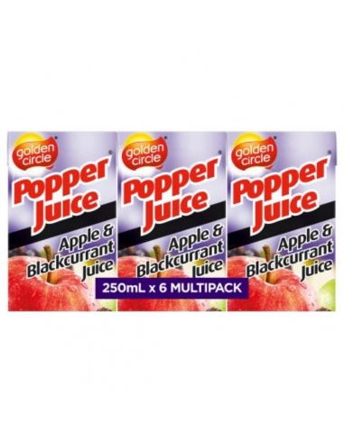 Golden Circle Apple & Blackcurrant 100% Popper Tetra 24 X 250ml Karton