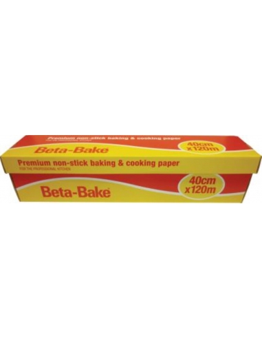 Beta Bake Papier Cuire 40cm X 120m Roll