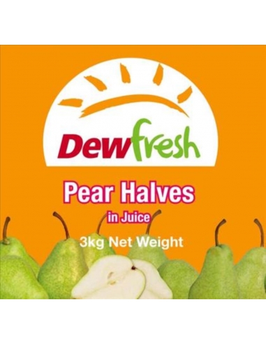 Dewfresh Pears Valori in succo 3 Kg Can