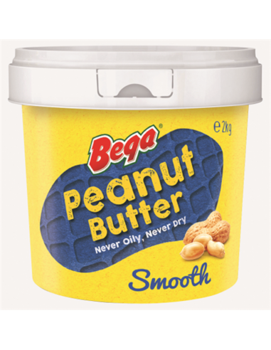 Bega Peanut Butter Smooth 2 Kg x 1