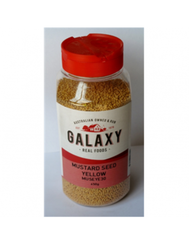 Galaxy Nasiona Musztarda Żółta 650 Gr Słoik