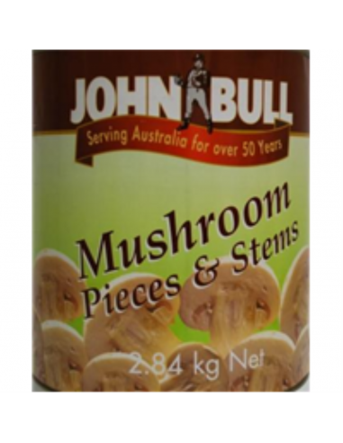 John Bull Pilze Stücke & Stämme 3 Kg Can