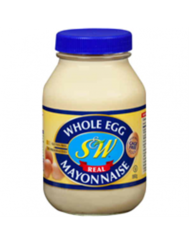 S&w Mayonnaise (oeufs sans cage) 880 Gr Jar