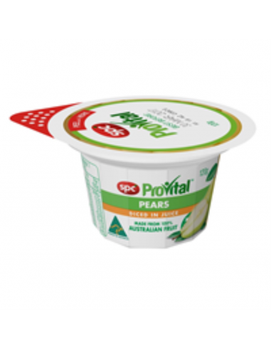 Spc Provital Pacchetto snack Pears Diced in succo naturale 24 X 120gr Carton