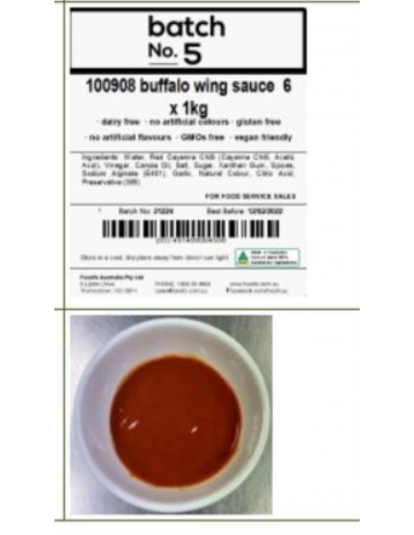 Batch No 5 Sauce Buffalo Wing 1 Kg x 1