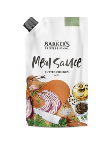 Barkers Pollo di burro di salsa 1 Kg Bag