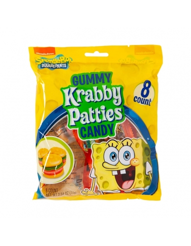 Krabby Patties Colors Bonbons Gélifiés 72g x 12