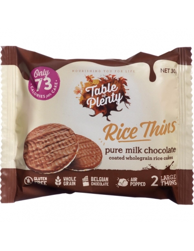 Table Of Plenty Reis Thins Milch Choc 2 Pack 30g x 10