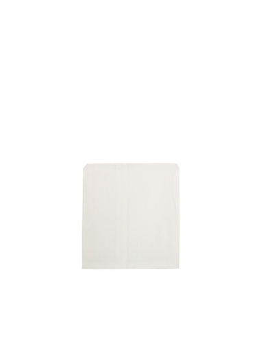 Bolsa de papel blanco 2w 210 por 200 mm (exterior) 195 por 200 mm (interior) x 500