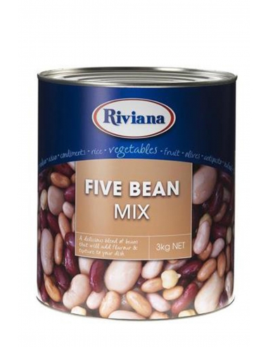 Riviana Foods Cinq Bean Mix 3kg