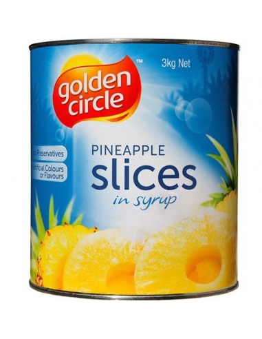 Golden Circle Ananas in Syrup geschnitten 3kg