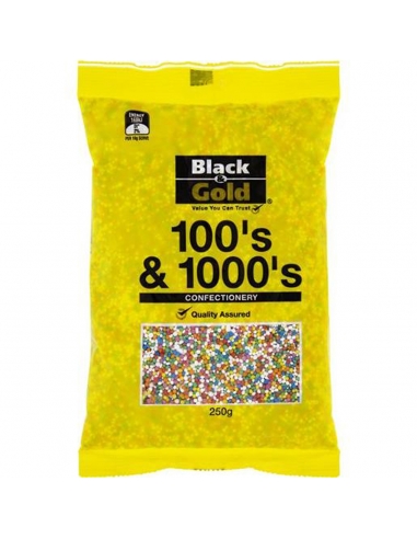 Black & Gold 100 年代と 1000 年代の菓子 250g