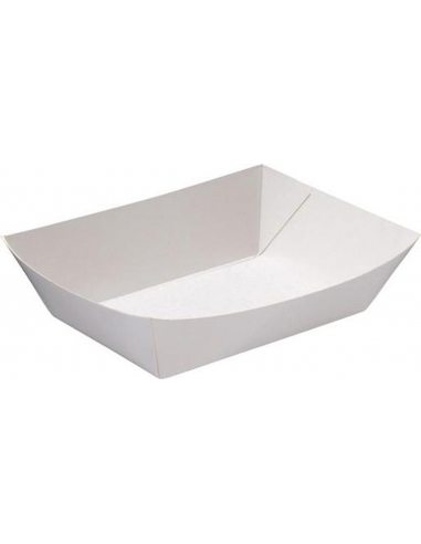Cast Away Tray Cardboard Blanc 2 150s