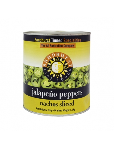 Sandhurst Gesneden Jalapenopeper 2,5 kg