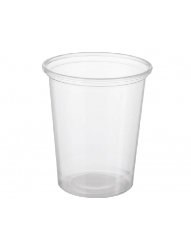 Reveal Doorzichtige ronde containers Plastic voedselverpakking 200 ml 77 bij 85 mm x 50