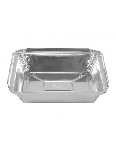 Récipient aluminium rectangulaire 550 ml 165 x 140 x 32 mm x 100