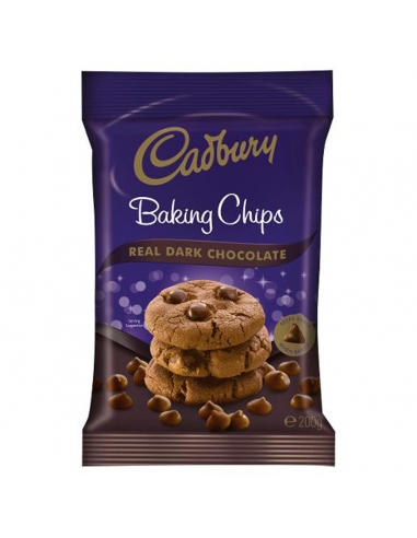 Cadbury Cocinar chocolate Chip oscuro 200gm