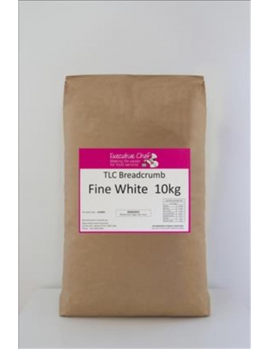 Executive Chef Breadcrumbs Bolsa de 10 Kg blanco fino