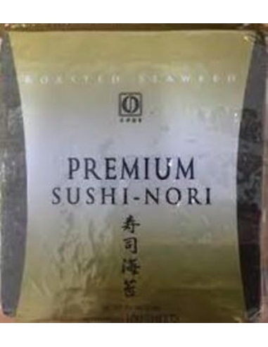 Nagai Feuilles d'algue Nori Premium Roasted 100 Feuilles 270 Gr Packet