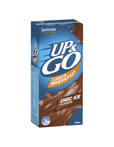 Gelato al cioccolato Up & Go 350 ml x 12