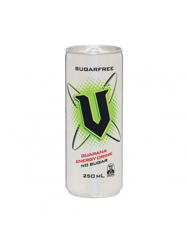 V Suikervrije blikjes 250 ml x 24