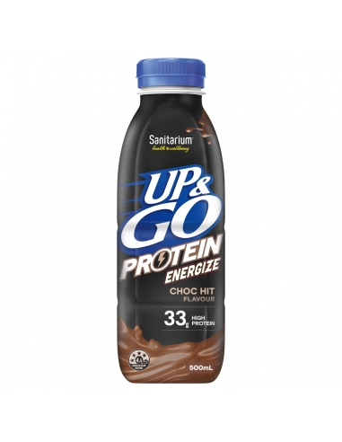 Up & Go Energiza Chocolate 500ml x 12 