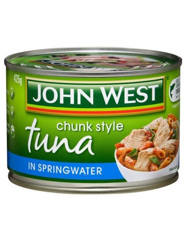 John West Atún en agua de primavera 425gm