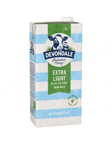 Devondale Lait Longévité Skim 2l