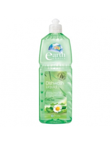 Earths Choice Aloe Vera Dish wash Liquid Concentrate 1l x 1