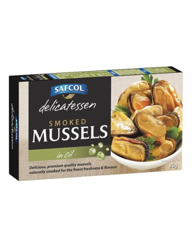 Safcol Mussels In Oil 85g x 8