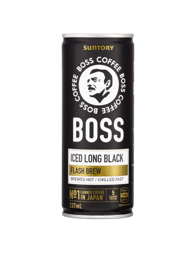 Boss Coffee Długa czarna puszka 237 ml x 12