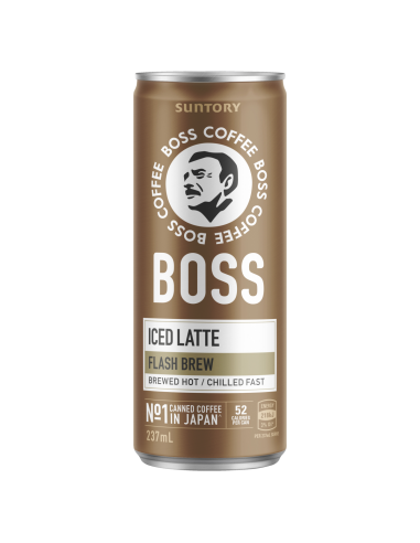 Boss Coffee Latteblikje van 237 ml x 12