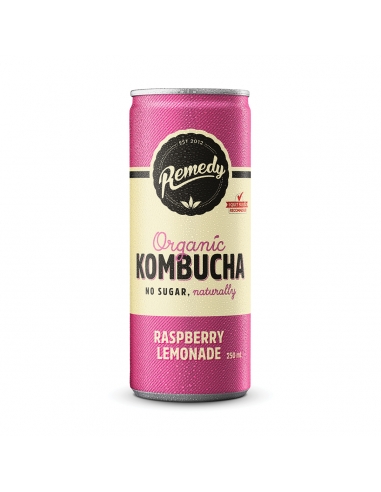 RemedyKombucha Limonada Frambuesa 250ml x 24