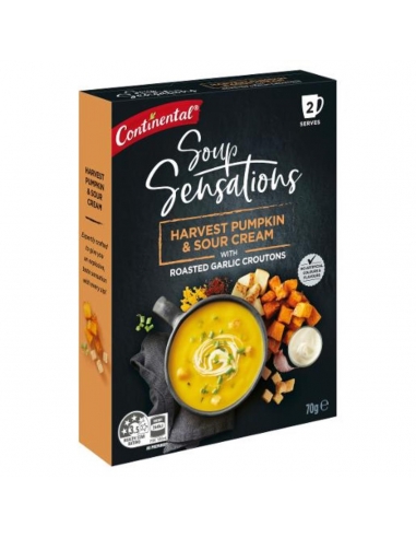 Kontynentalna zupa dyniowo-śmietanowa Sensation 70 g x 7