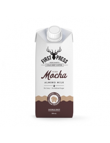 First Press Iced Coffee Mocha Almond Milk 350ml x 12