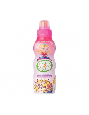 Good 2 Grow Appel-zwartebessensap roze met speelgoed 250 ml x 12