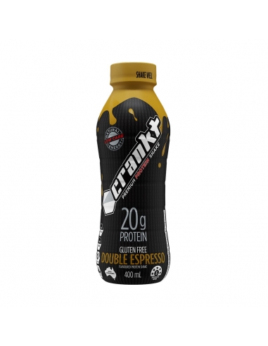 Crankt Premium Protein Shake Doble Espresso 400ml x 6