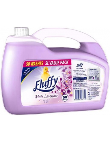 Fluffy Płyn do płukania tkanin White Lavender 5l