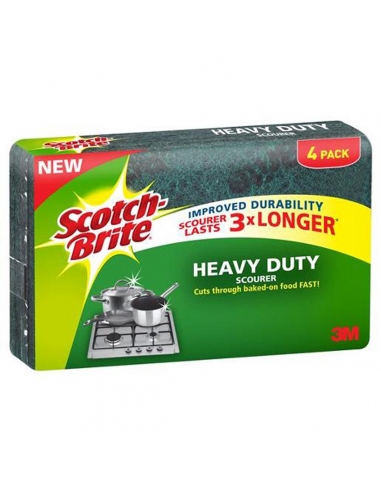 Scotchbrite Scourer di spessore pesante 4 Pack