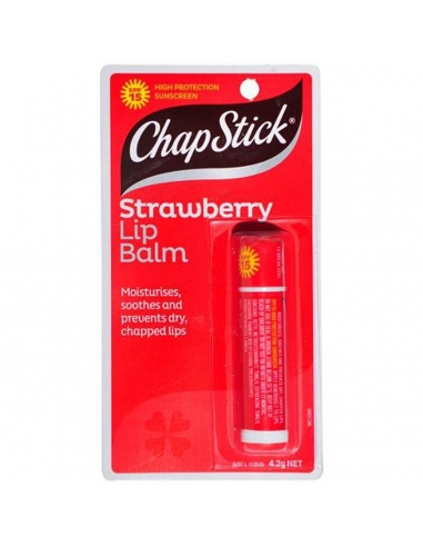 Chapstick Lip Conditioner Erdbeer Spf 15+ Blister Pack 4.2g