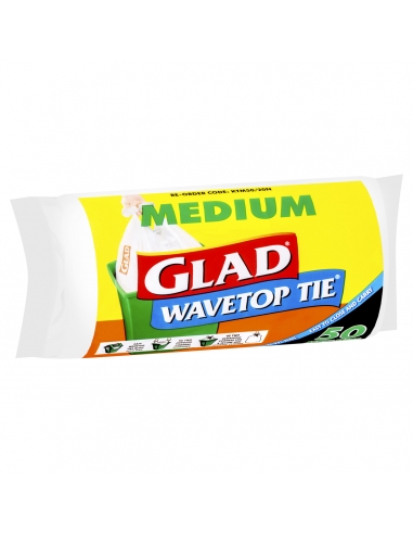 Glad Wovetop Medium Kitchen Tidy Bags 50 Pack x 1