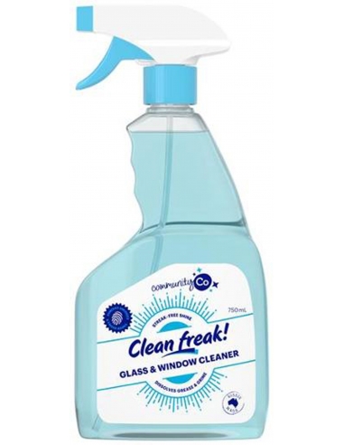 Community Co Clean Freak Glass & Window Spray 750ml x 6