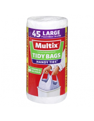 Multix Handy Tie Grand Sacs 45 Pack