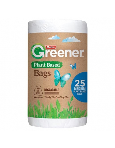 Multix Mediana cocina Tidy Greener Bags 25 Pack x 6